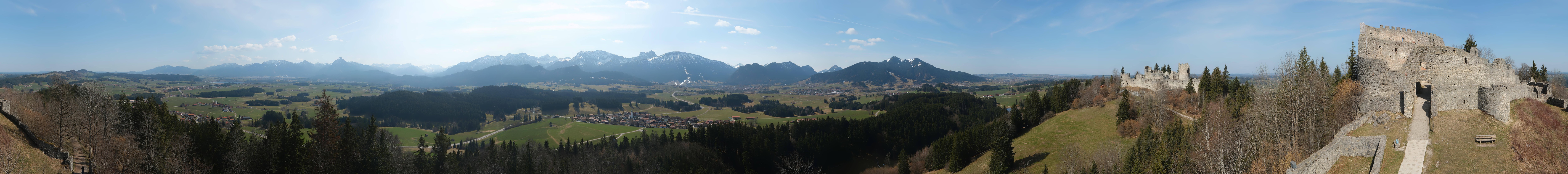 Archiv Foto Webcam Ausblick Burgruine Eisenberg
