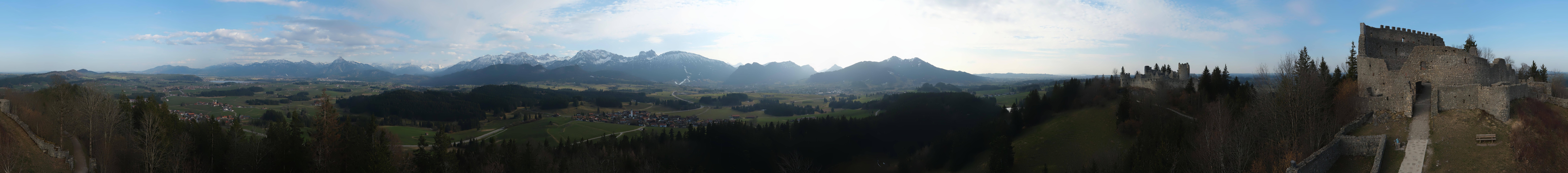 Archiv Foto Webcam Ausblick Burgruine Eisenberg