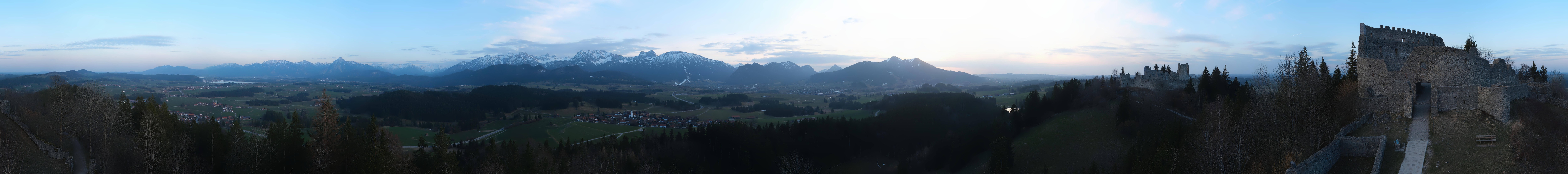 Archiv Foto Webcam Ausblick Burgruine Eisenberg