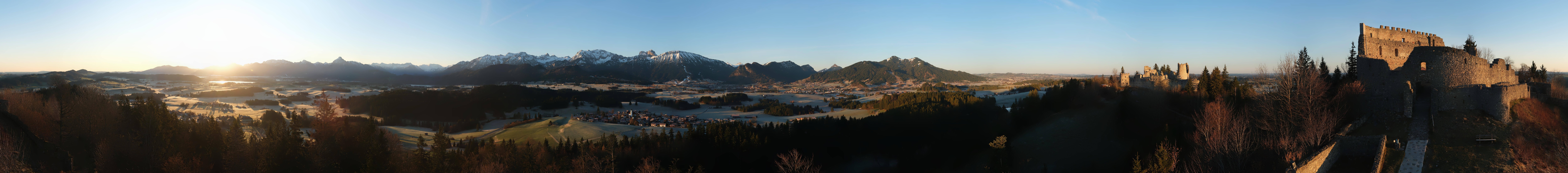 Archiv Foto Webcam Ausblick Burgruine Eisenberg