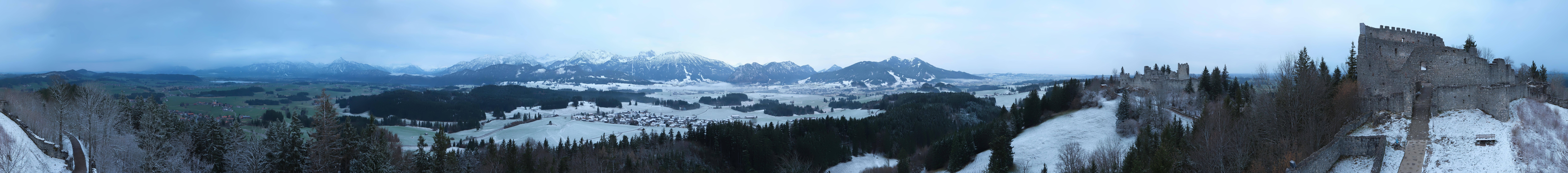 Archived image Webcam View Castle ruins Eisenberg