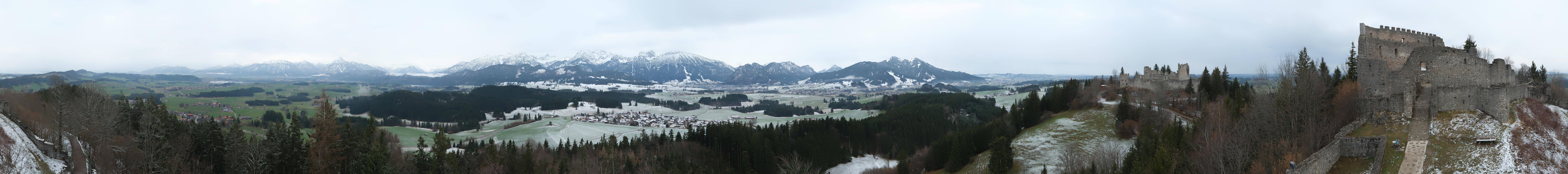 Archived image Webcam View Castle ruins Eisenberg