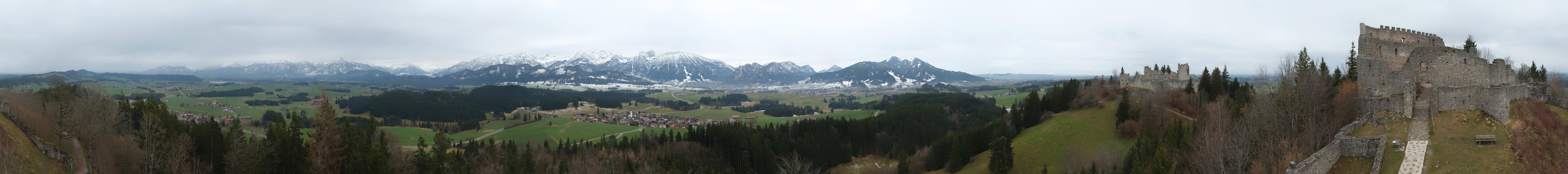 Archived image Webcam View Castle ruins Eisenberg