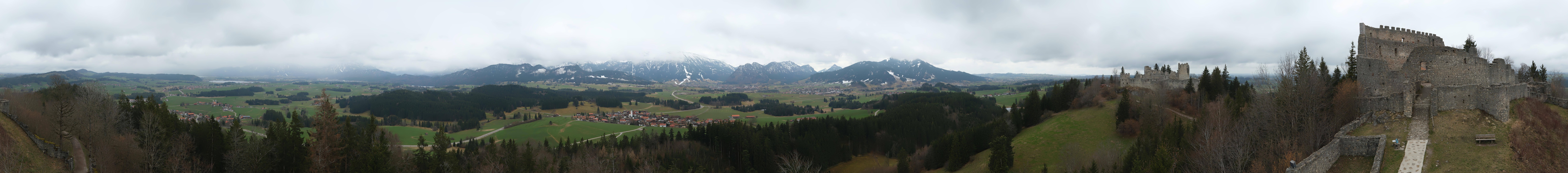 Archived image Webcam View Castle ruins Eisenberg