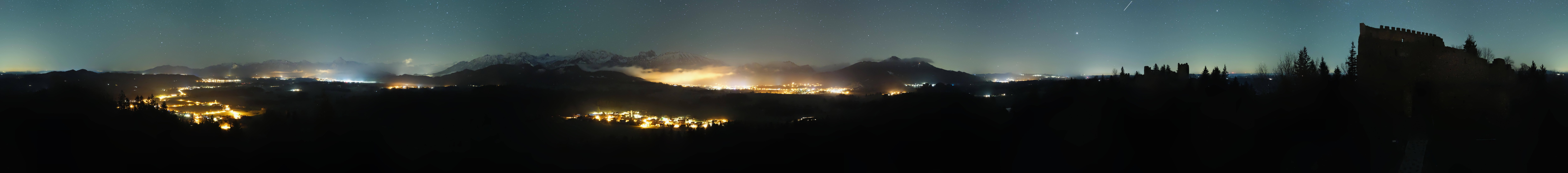 Archiv Foto Webcam Ausblick Burgruine Eisenberg