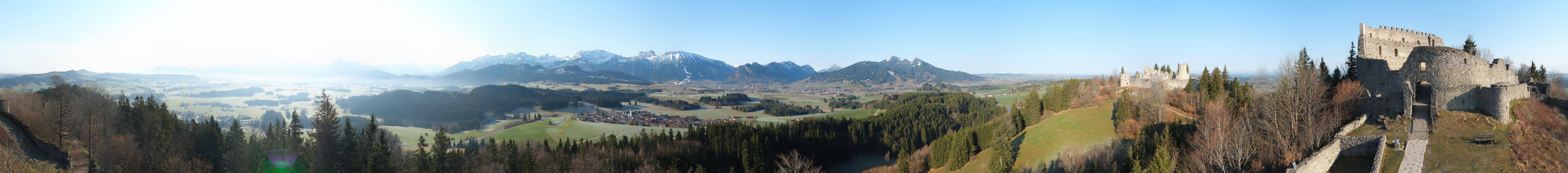 Archiv Foto Webcam Ausblick Burgruine Eisenberg