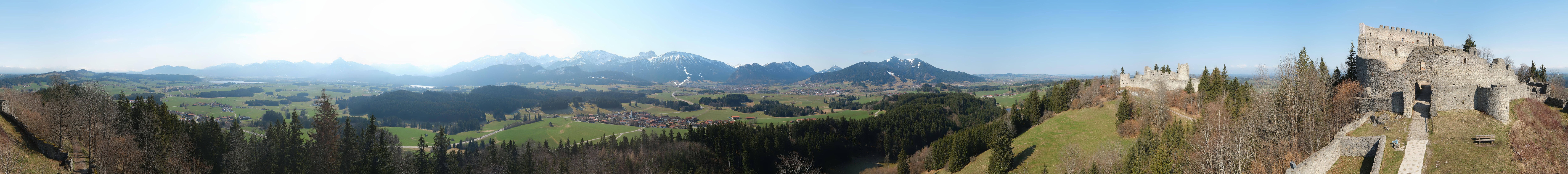Archiv Foto Webcam Ausblick Burgruine Eisenberg