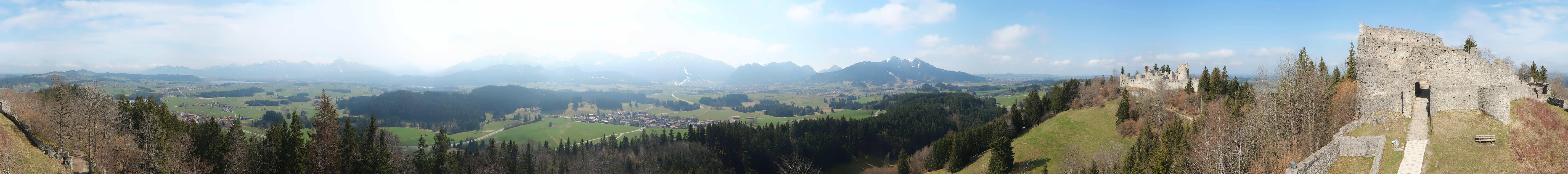 Archived image Webcam View Castle ruins Eisenberg