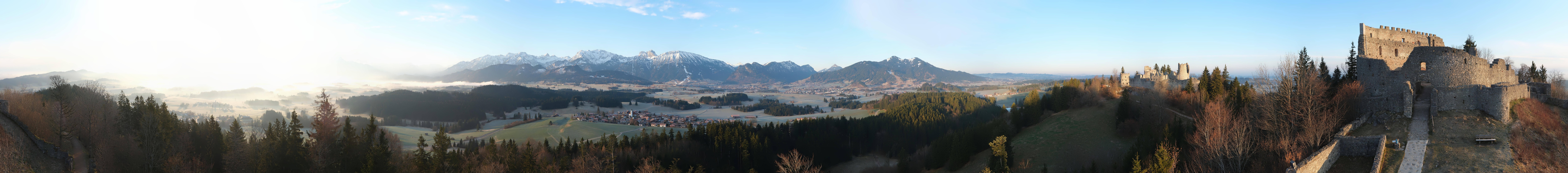 Archiv Foto Webcam Ausblick Burgruine Eisenberg