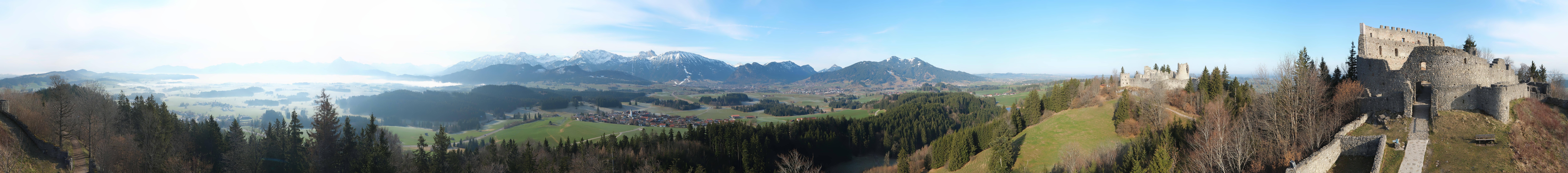 Archiv Foto Webcam Ausblick Burgruine Eisenberg