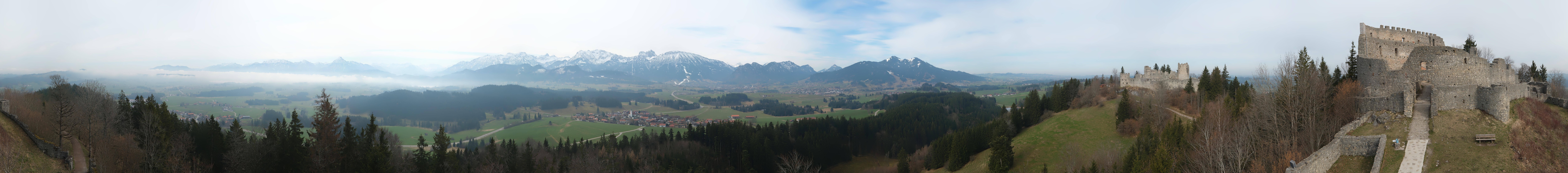 Archiv Foto Webcam Ausblick Burgruine Eisenberg