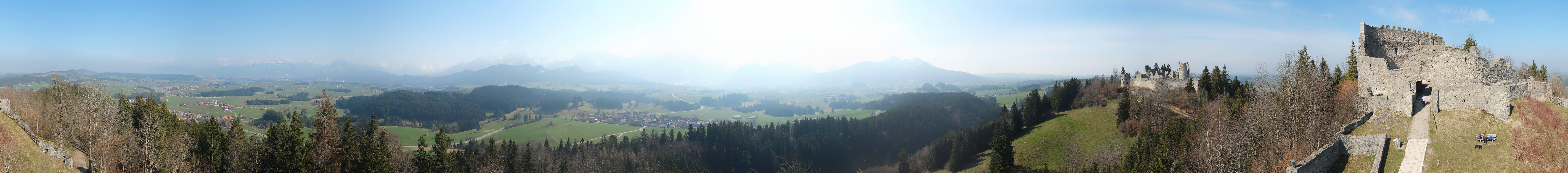 Archiv Foto Webcam Ausblick Burgruine Eisenberg