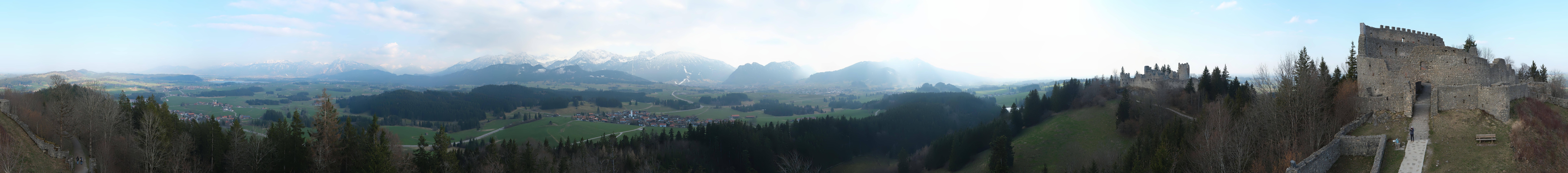 Archiv Foto Webcam Ausblick Burgruine Eisenberg