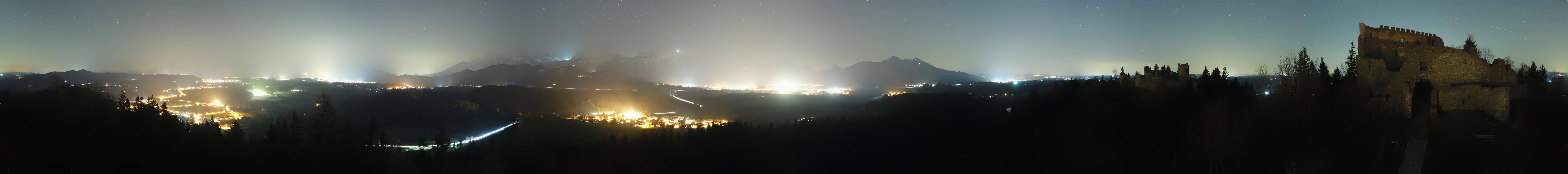 Archiv Foto Webcam Ausblick Burgruine Eisenberg
