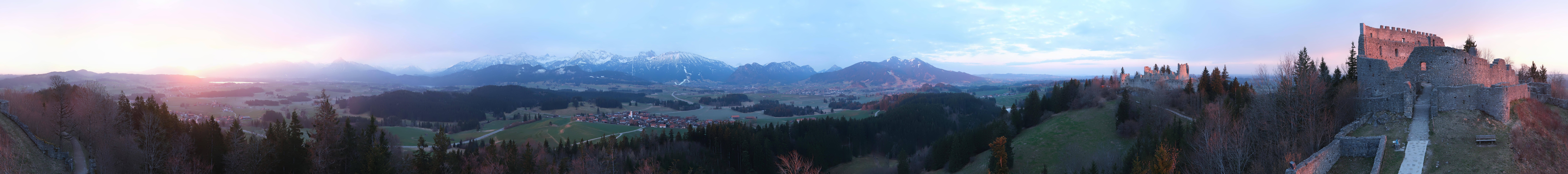 Archived image Webcam View Castle ruins Eisenberg