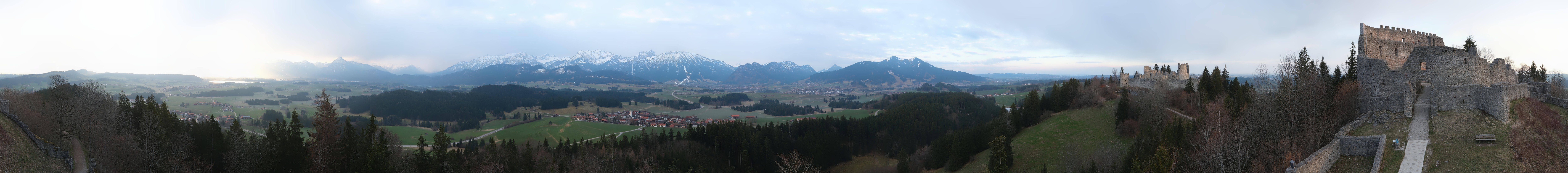 Archived image Webcam View Castle ruins Eisenberg