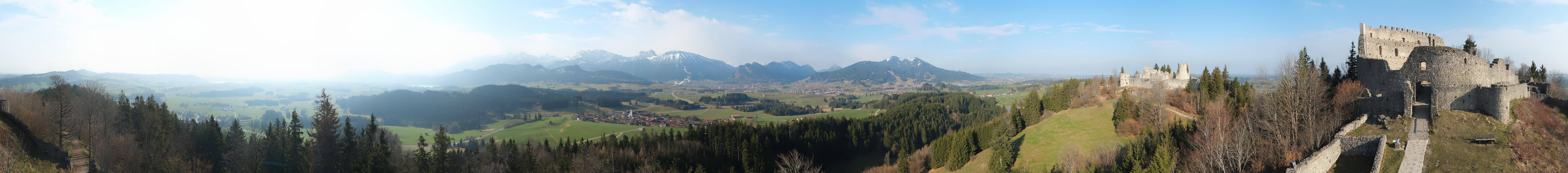 Archived image Webcam View Castle ruins Eisenberg