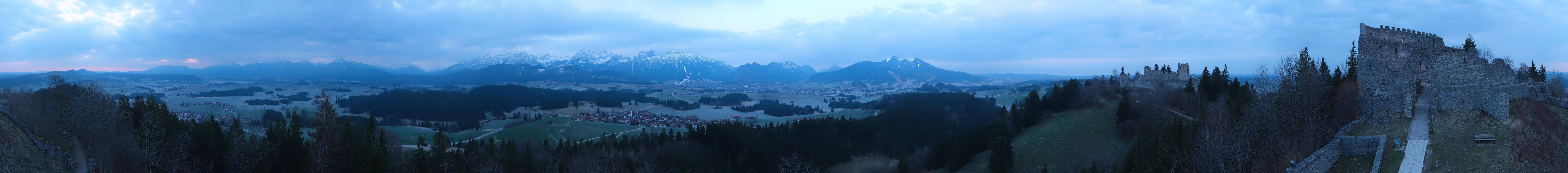 Archived image Webcam View Castle ruins Eisenberg