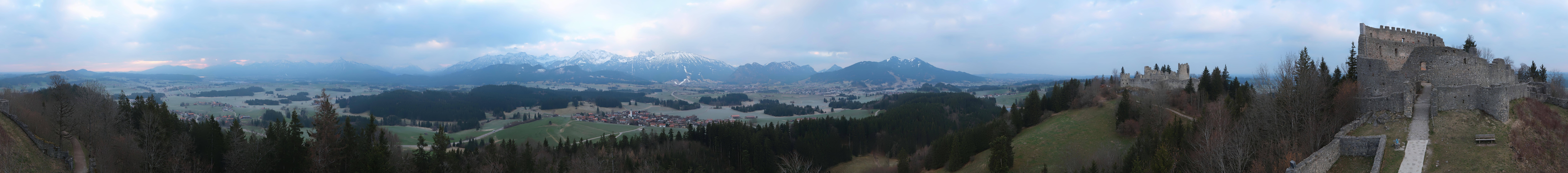 Archived image Webcam View Castle ruins Eisenberg