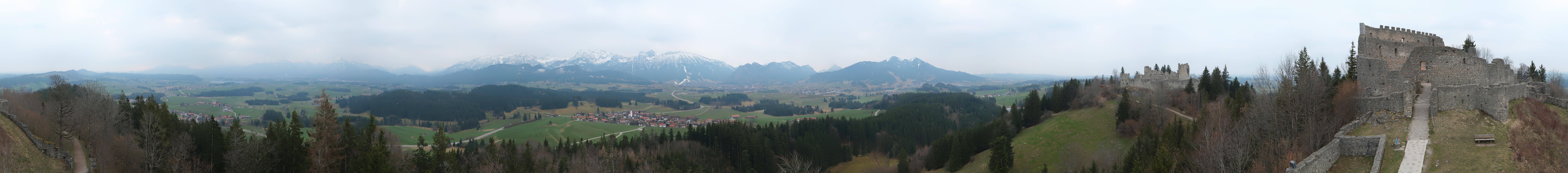 Archived image Webcam View Castle ruins Eisenberg