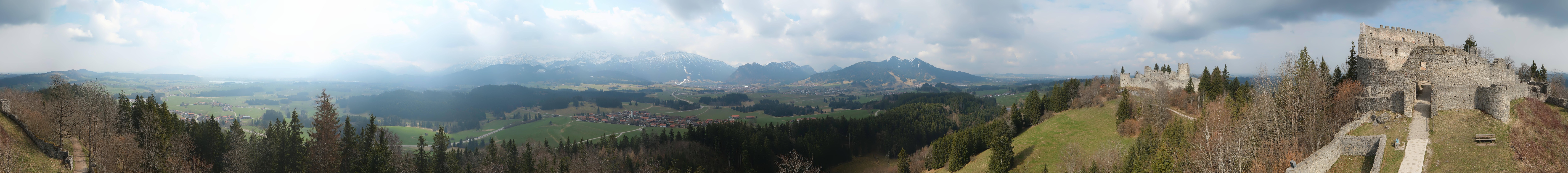 Archived image Webcam View Castle ruins Eisenberg