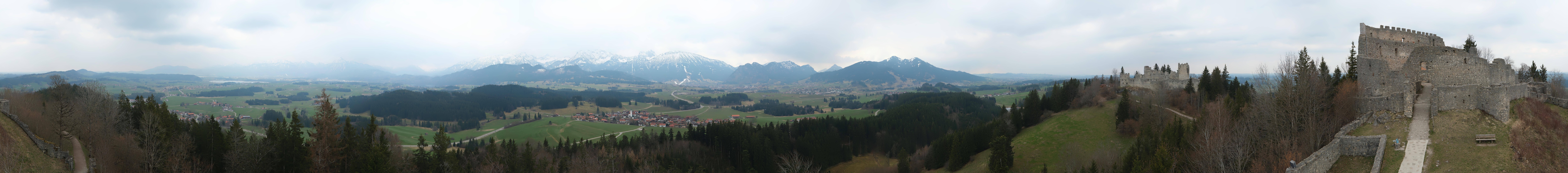 Archived image Webcam View Castle ruins Eisenberg