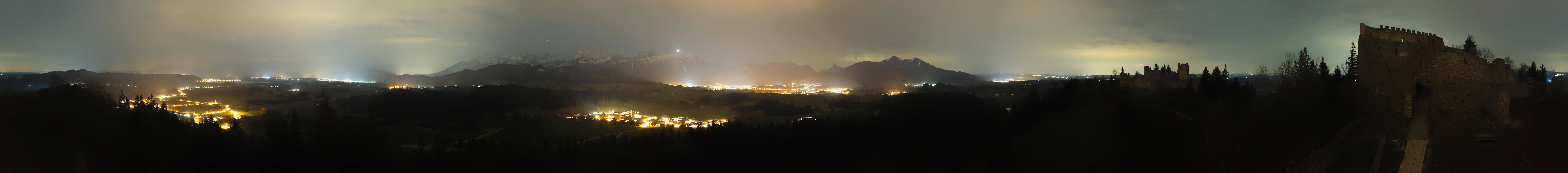 Archived image Webcam View Castle ruins Eisenberg