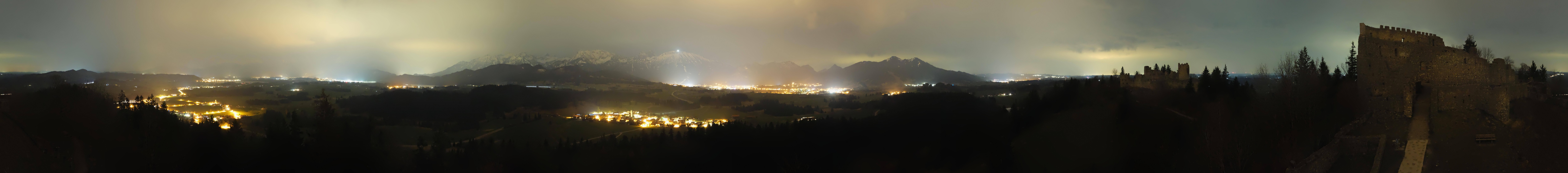 Archived image Webcam View Castle ruins Eisenberg