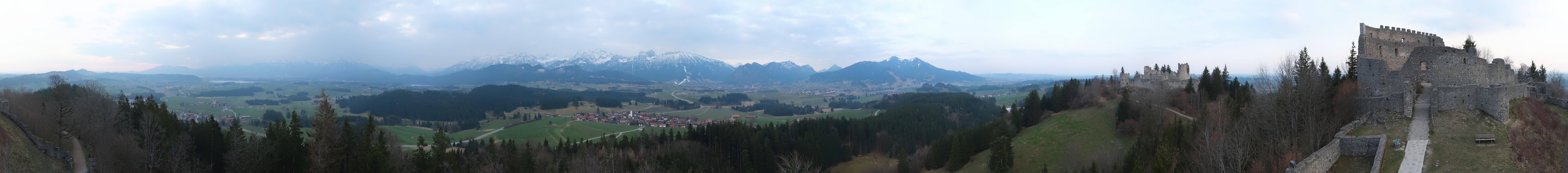 Archived image Webcam View Castle ruins Eisenberg