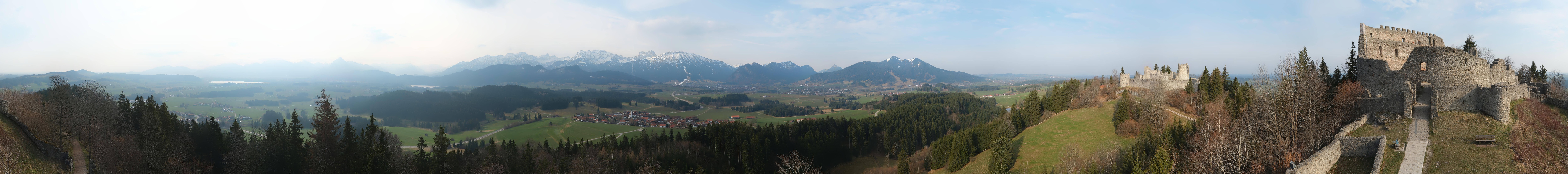 Archived image Webcam View Castle ruins Eisenberg