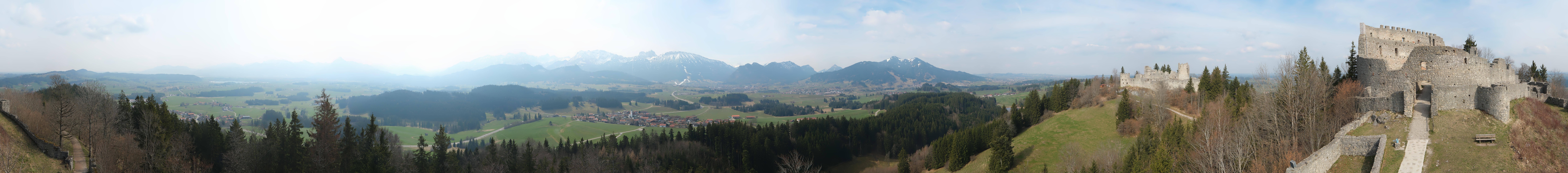 Archived image Webcam View Castle ruins Eisenberg