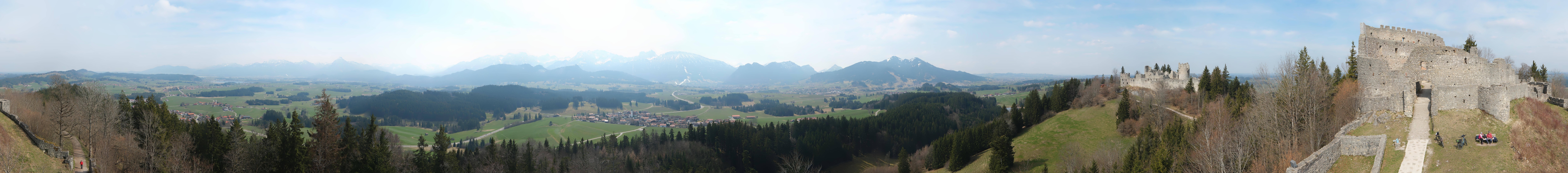 Archived image Webcam View Castle ruins Eisenberg