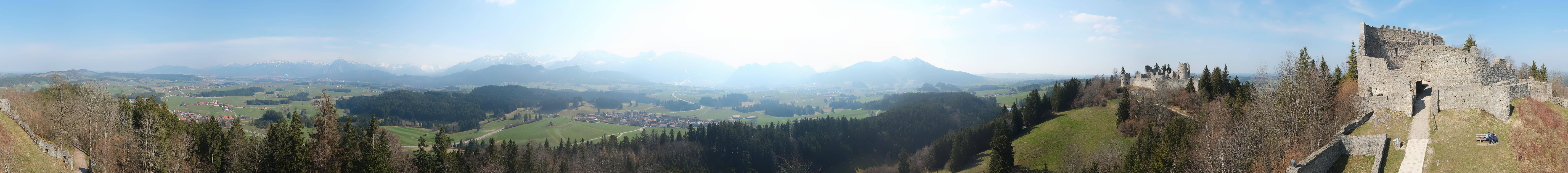 Archived image Webcam View Castle ruins Eisenberg