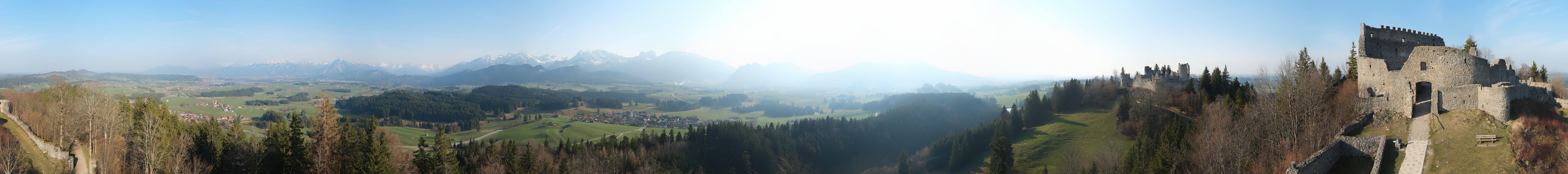 Archived image Webcam View Castle ruins Eisenberg