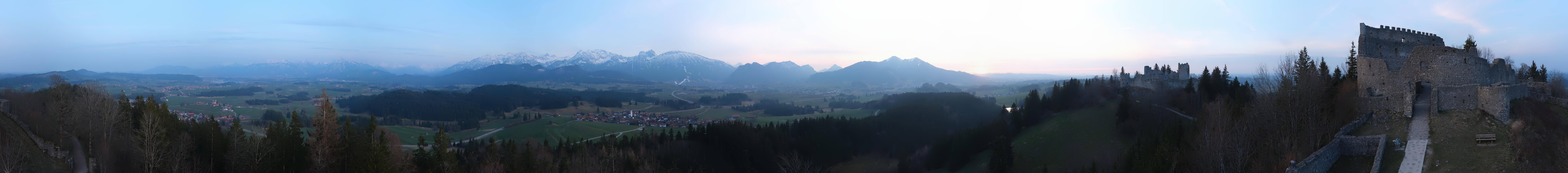 Archived image Webcam View Castle ruins Eisenberg