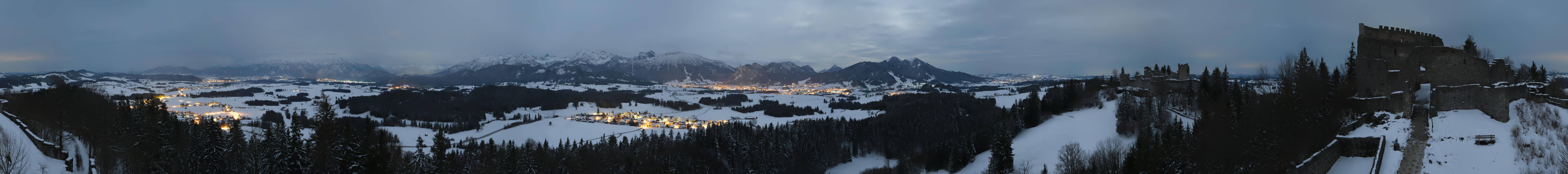 Archiv Foto Webcam Ausblick Burgruine Eisenberg