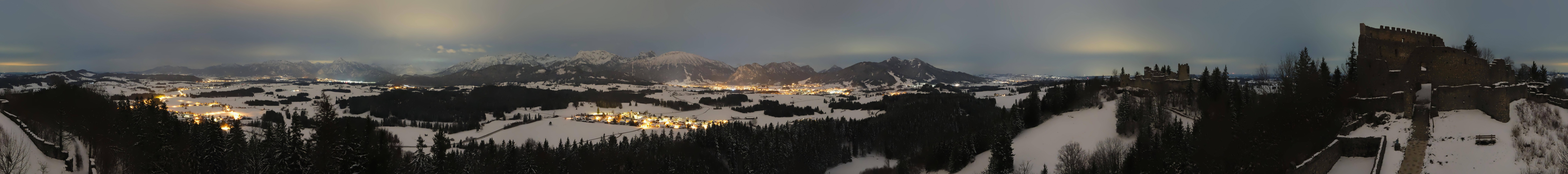 Archiv Foto Webcam Ausblick Burgruine Eisenberg
