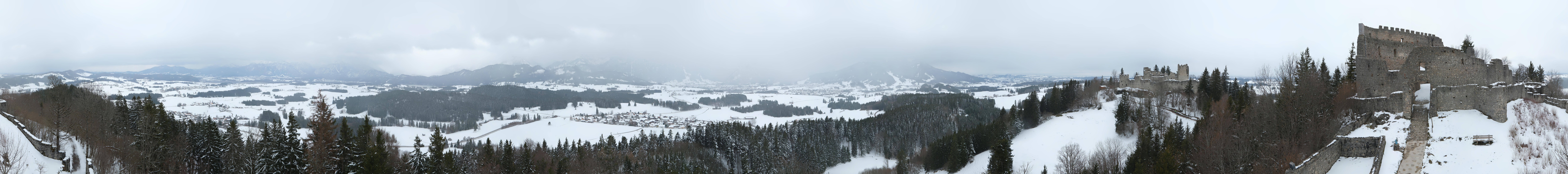 Archiv Foto Webcam Ausblick Burgruine Eisenberg