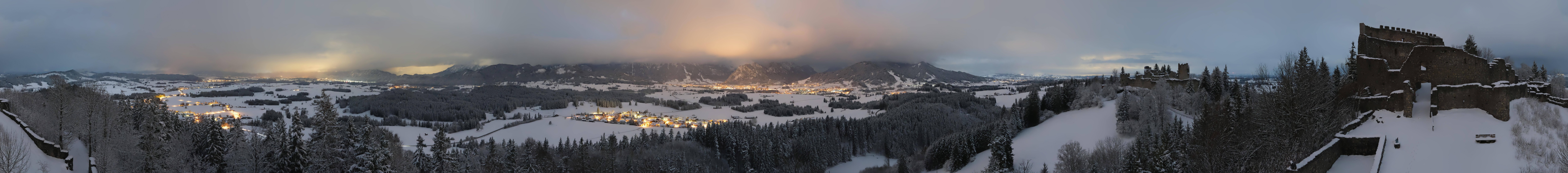 Archiv Foto Webcam Ausblick Burgruine Eisenberg