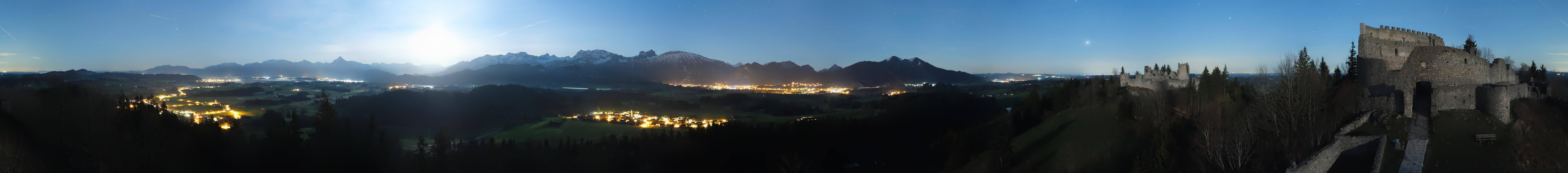 Archived image Webcam View Castle ruins Eisenberg