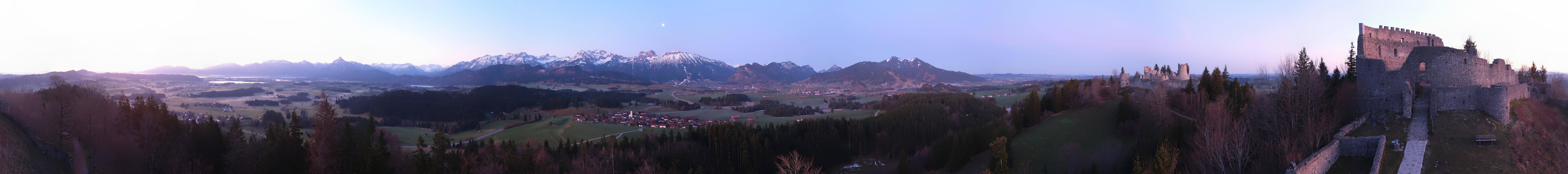 Archived image Webcam View Castle ruins Eisenberg