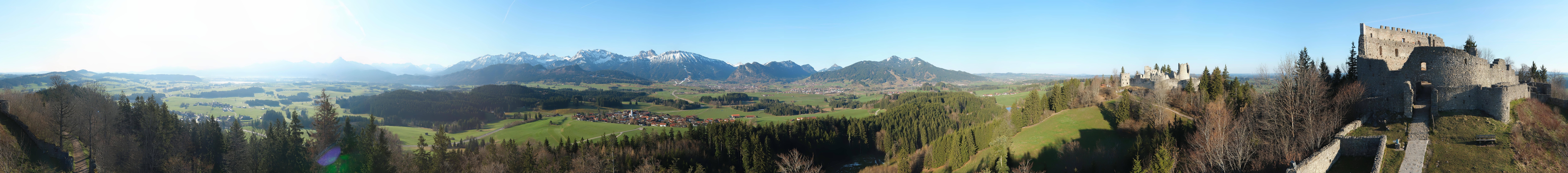 Archived image Webcam View Castle ruins Eisenberg