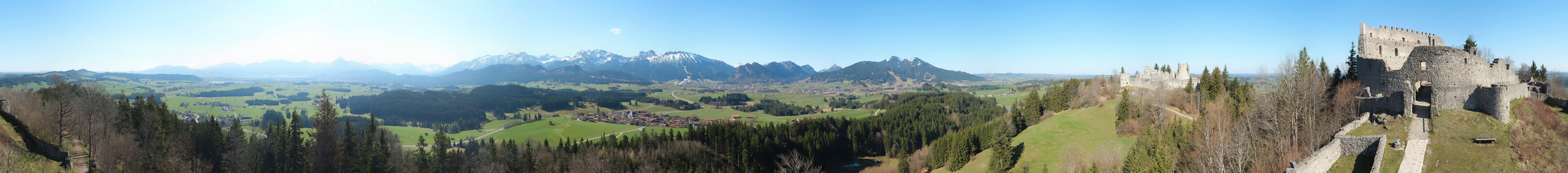 Archived image Webcam View Castle ruins Eisenberg
