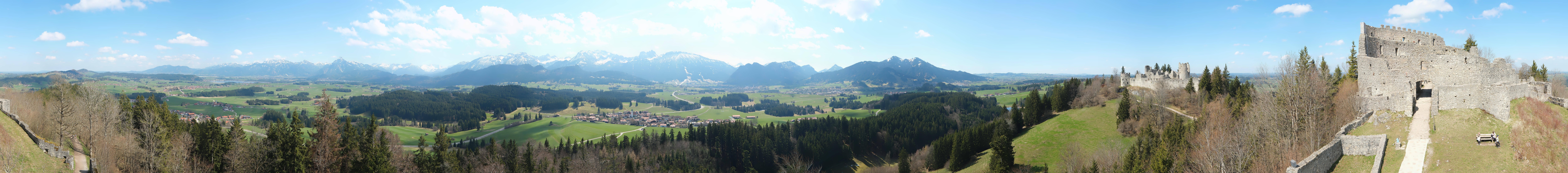 Archived image Webcam View Castle ruins Eisenberg