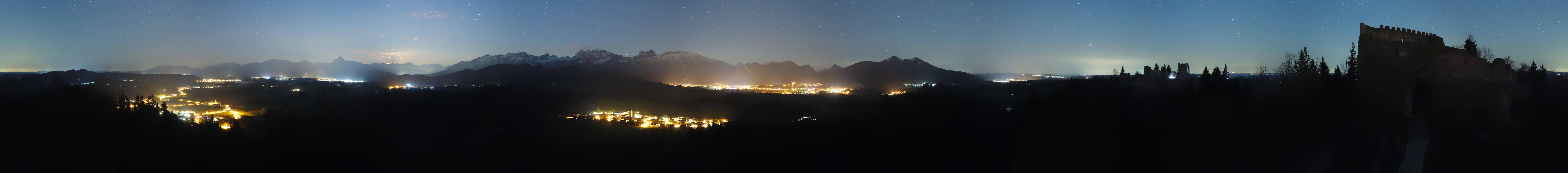 Archiv Foto Webcam Ausblick Burgruine Eisenberg