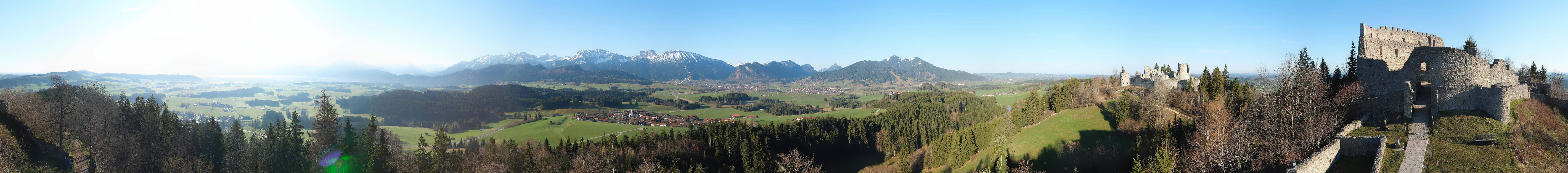 Archiv Foto Webcam Ausblick Burgruine Eisenberg
