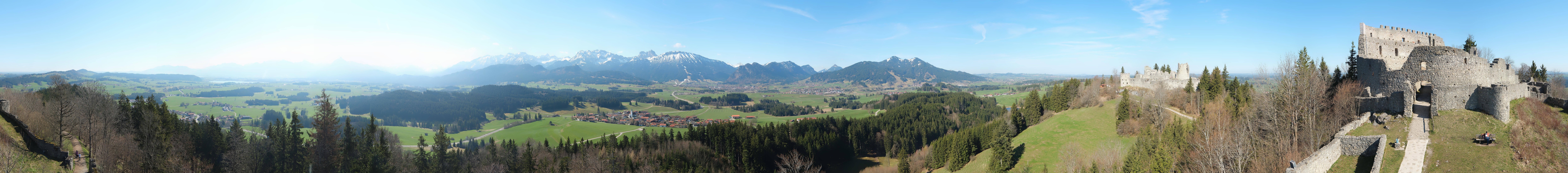 Archiv Foto Webcam Ausblick Burgruine Eisenberg