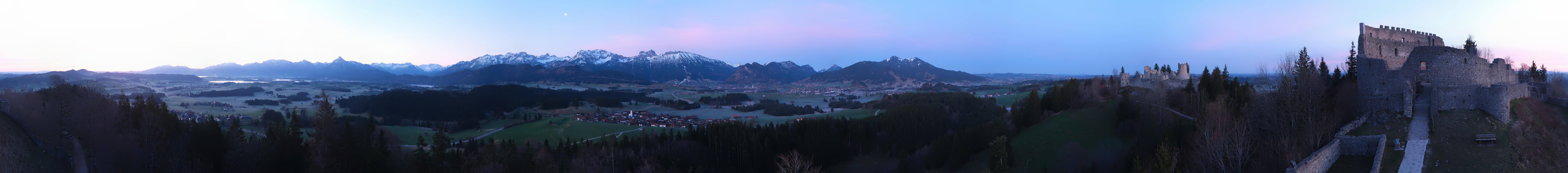 Archived image Webcam View Castle ruins Eisenberg