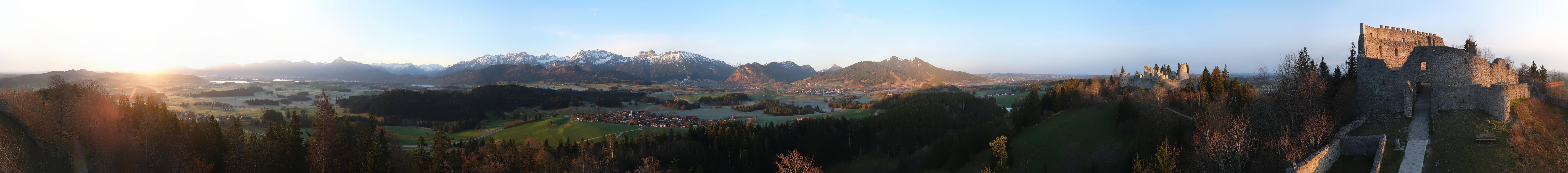 Archived image Webcam View Castle ruins Eisenberg