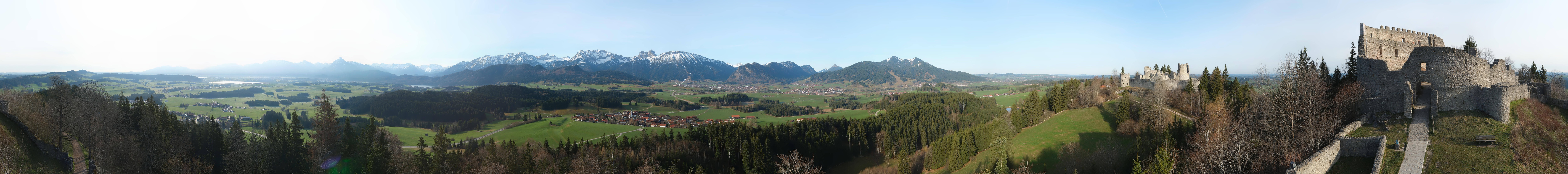 Archived image Webcam View Castle ruins Eisenberg